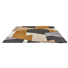 Harlequin Popova Geometric Rug Caramel/Slate/Shell perfect for living rooms and dining rooms