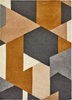 Harlequin Popova Geometric Rug Caramel/Slate/Shell picture of the rug geometric design