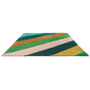 Harlequin Sherbet Stripe Bohemian Rug Emerald/Amber perfect fit for any living area