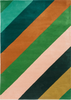 Harlequin Sherbet Stripe Bohemian Rug Emerald/Amber bohemian-style rug multicolored