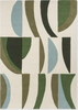 Harlequin Torillo Geometric Rug Emerald/Azul picture of the rug geometric pattern