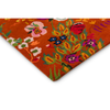 Harlequin Wonderland Floral Rug Amber/Lapis hand-tufted rug with a cut pile