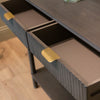 Harman 2 Drawer Console Table with a storage space