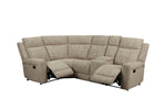 Harper Corner Sofa Recliner Beige picture with reclined seats