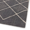 Harper Geometric Rug 592 Grey picture of the corner