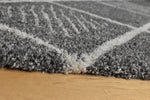 Harper Geometric Rug 592 Grey picture of the border