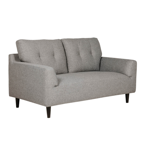 Compact sofa option, ideal for various decor styles.