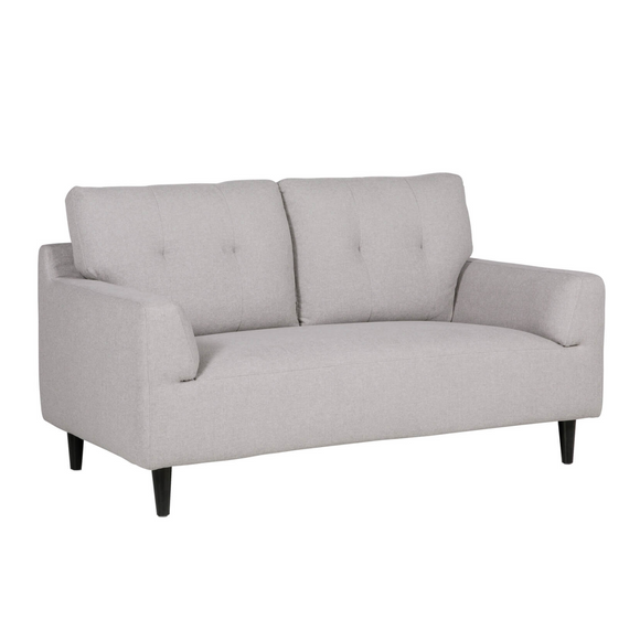 Grey 2-seater sofa, a versatile seating option for your space.
