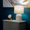 Hazel Table Lamp Cream 44cm lifestyle picture