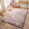 Concept Looms Heavenly Rug HEA101 Blush lifestyle top-view picture in the living room