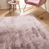 Concept Looms Heavenly Rug HEA101 Blush close-up view picture of the blush pink color shade