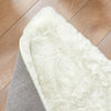 Concept Looms Heavenly Rug HEA101 Polar with a cotton backing