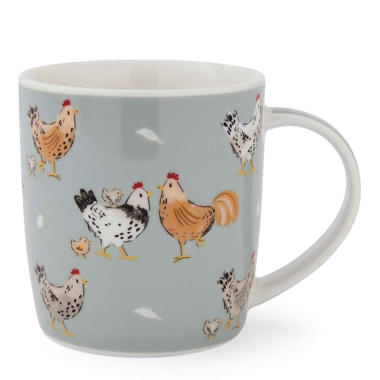 Hen House Lane Barrel Mug – Coastal Style Cups and Mugs Collection