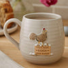 Hen House Lane Belly Mug – Farm Fresh Eggs life style picture