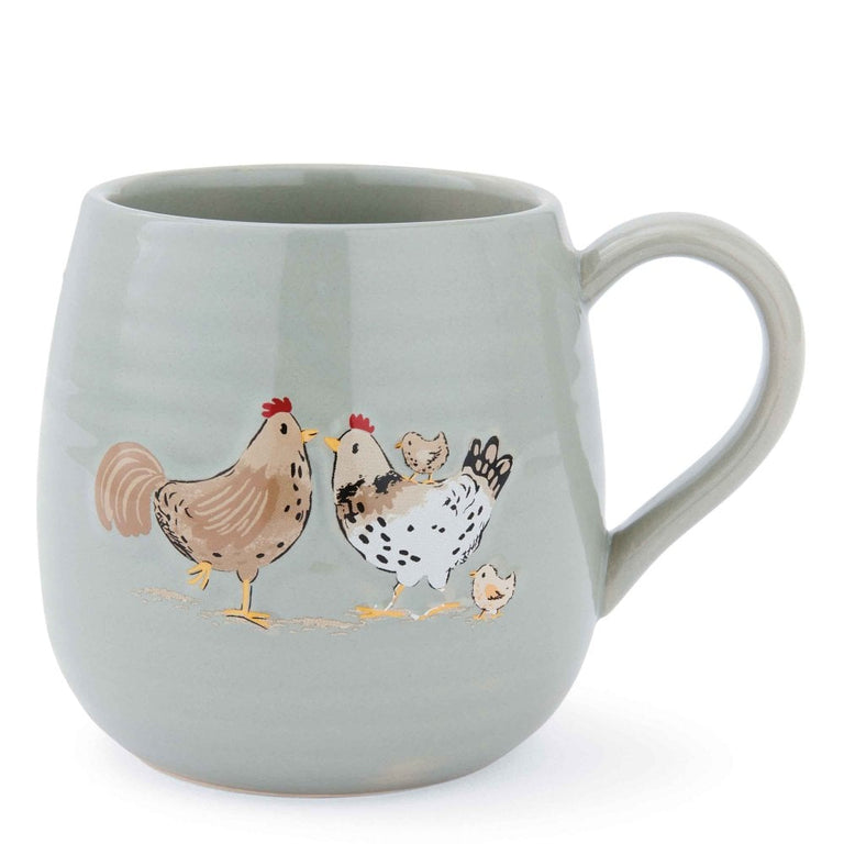 Hen House Lane Belly Mug – Happy Family | Cups and Mugs Collection