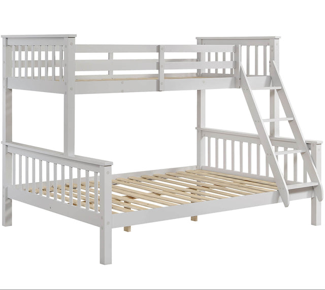Henrik 3ft Single & 4ft6 Double Bunk Bed Grey