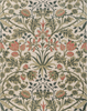 Morris & Co. Hyacinth Floral Rug Natural picture of the rug floral pattern