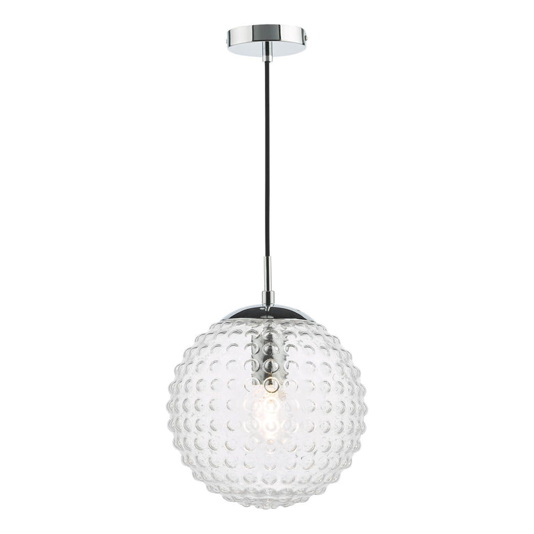 Hobnail Pendant Polished Chrome
