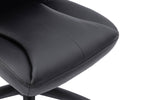 Holden Executive Office Chair Black close view picture of the seat