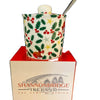 Holly Covered Sugar Bowl inspired Christmas design