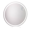 Elegant round mirror with LED lights – Hollywood Round Vanity Mirror White 73cm
