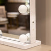 Hollywood Square Mirror XL 90 cm close view picture of the mirror base