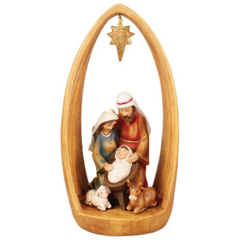 Holy Family Resin Nativity Arch with Star