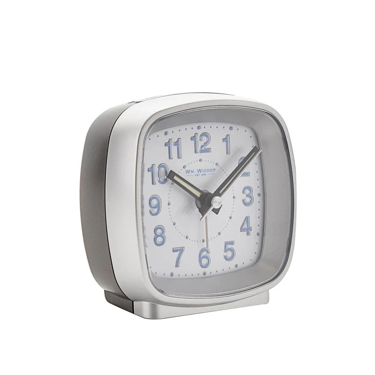 WM. Widdop Hometime Cushion Shape Alarm Clock