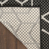 Nourison Horizon Rug HOZ01 Black with a jute backing