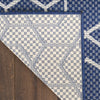Nourison Horizon Rug HOZ01 Navy with a jute backing