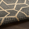 Nourison Horizon Rug HOZ01 Charcoal machine-made rug with a flatweave pile