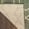 Nourison Horizon Rug HOZ01 Green with a jute backing