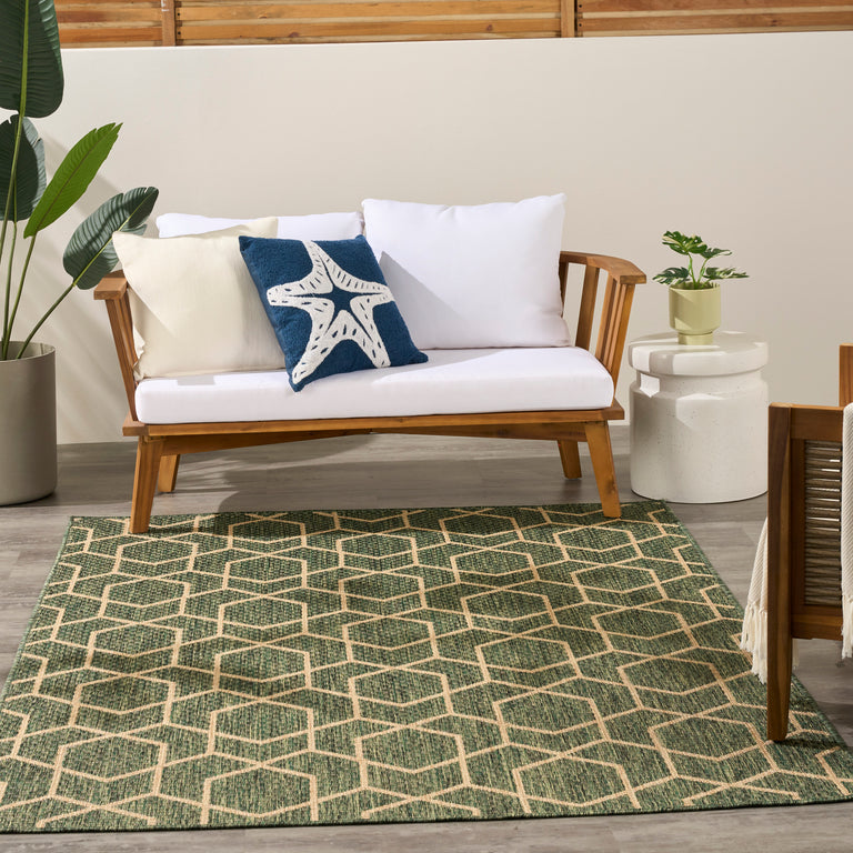 Nourison Horizon Rug HOZ01 Green