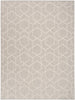Nourison Horizon Rug HOZ01 Grey outdoor rug with a geometric pattern