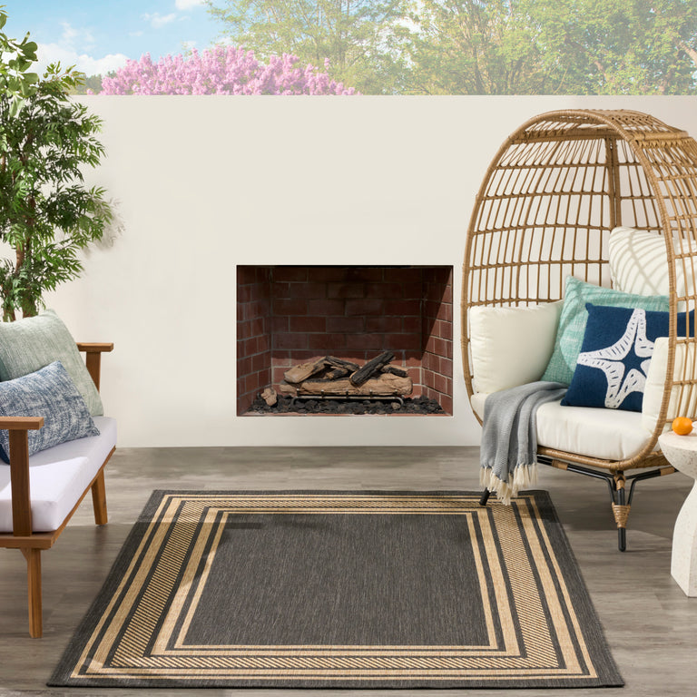 Nourison Horizon Rug HOZ03 Charcoal