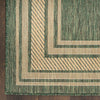Nourison Horizon Rug HOZ03 Green wether-resistant outdoor rug
