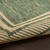 Nourison Horizon Rug HOZ03 Green flatweave rug perfect for indoor and outdoor use