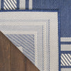 Nourison Horizon Rug HOZ03 Navy with a jute backing