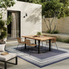 Nourison Horizon Rug HOZ03 Navy lifestyle picture outdoor
