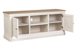 Howth TV Unit in Cashmere, a low 140cm wide TV stand