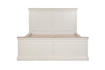 Howth 4ft6 double bed in cashmere shown from the side (5)