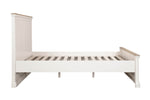 Howth 4ft6 double bed in cashmere shown from the side (6)