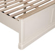 Howth 4ft6 double bed in cashmere shown from the side (8)