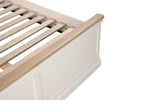 Howth 4ft6 double bed in cashmere shown from the side (9)