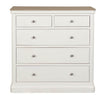 Howth cashmere tall chest of drawers, angled view (3)
