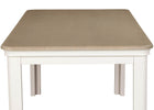 Howth Rectangular Dining Table 160cm in Cashmere shown from the side (5)