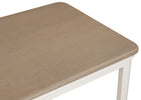 Howth Rectangular Dining Table 160cm in Cashmere shown from the side (6)