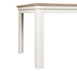 Howth Rectangular Dining Table 160cm in Cashmere shown from the side (7)