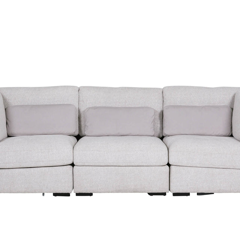 Humphrey 3 Seater Sofa Light Grey