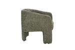 Elegant living room chair with chenille fabric, Humphrey Accent Chair Green.
